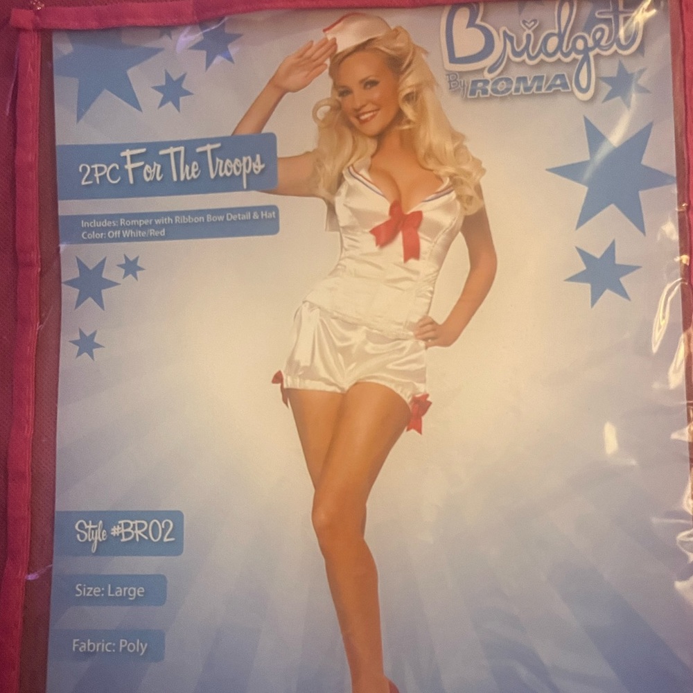 Halloween sexy sailor costume by Bridget Roma